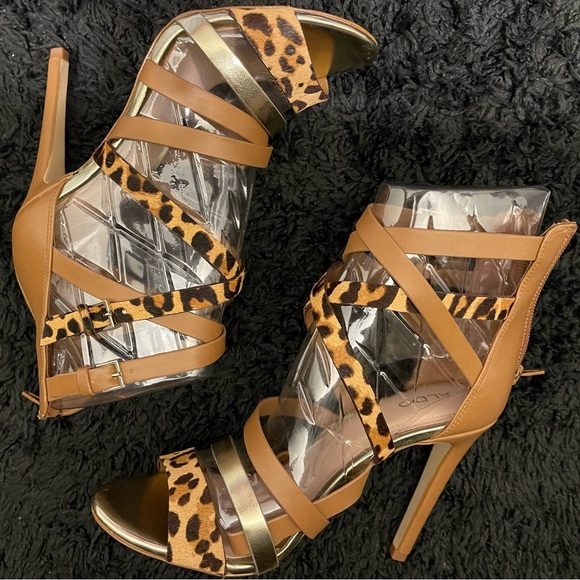 Valecia Leopard Heels - Picture 3 of 11